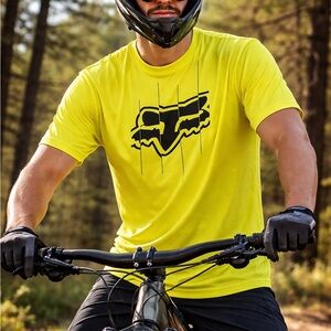 Fox Neon Yellow Short Sleeve Tee